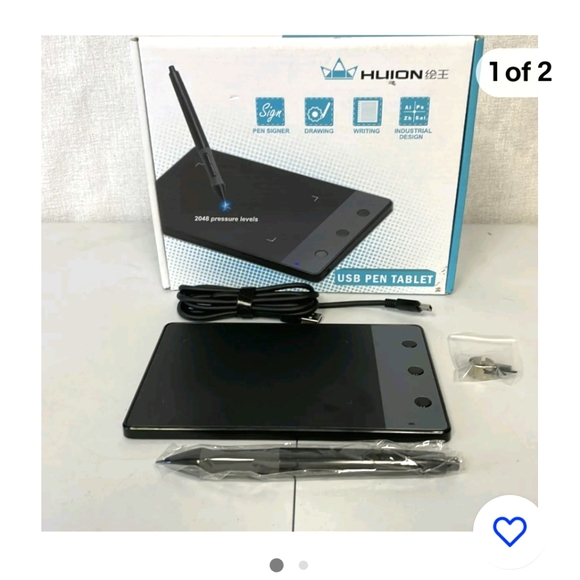 HUION USB Pen Tablet in Box - Picture 1 of 12